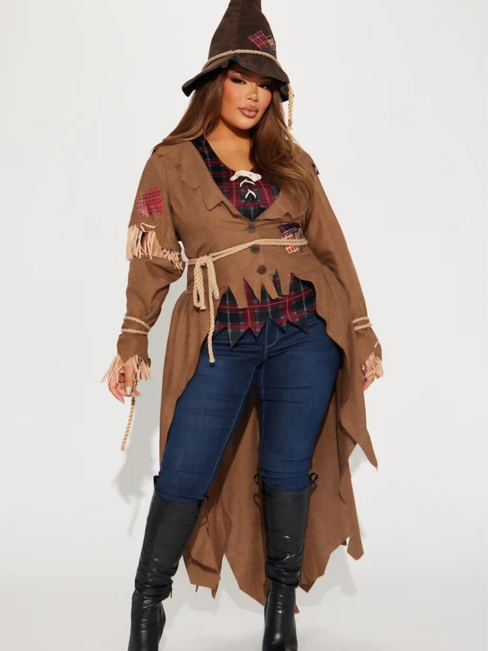 Fashion Nova Scarecrow Harvest Queen Halloween Costume - Picture 2 of 3